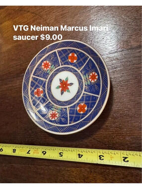 Vintage Neiman Marcus Imari saucer